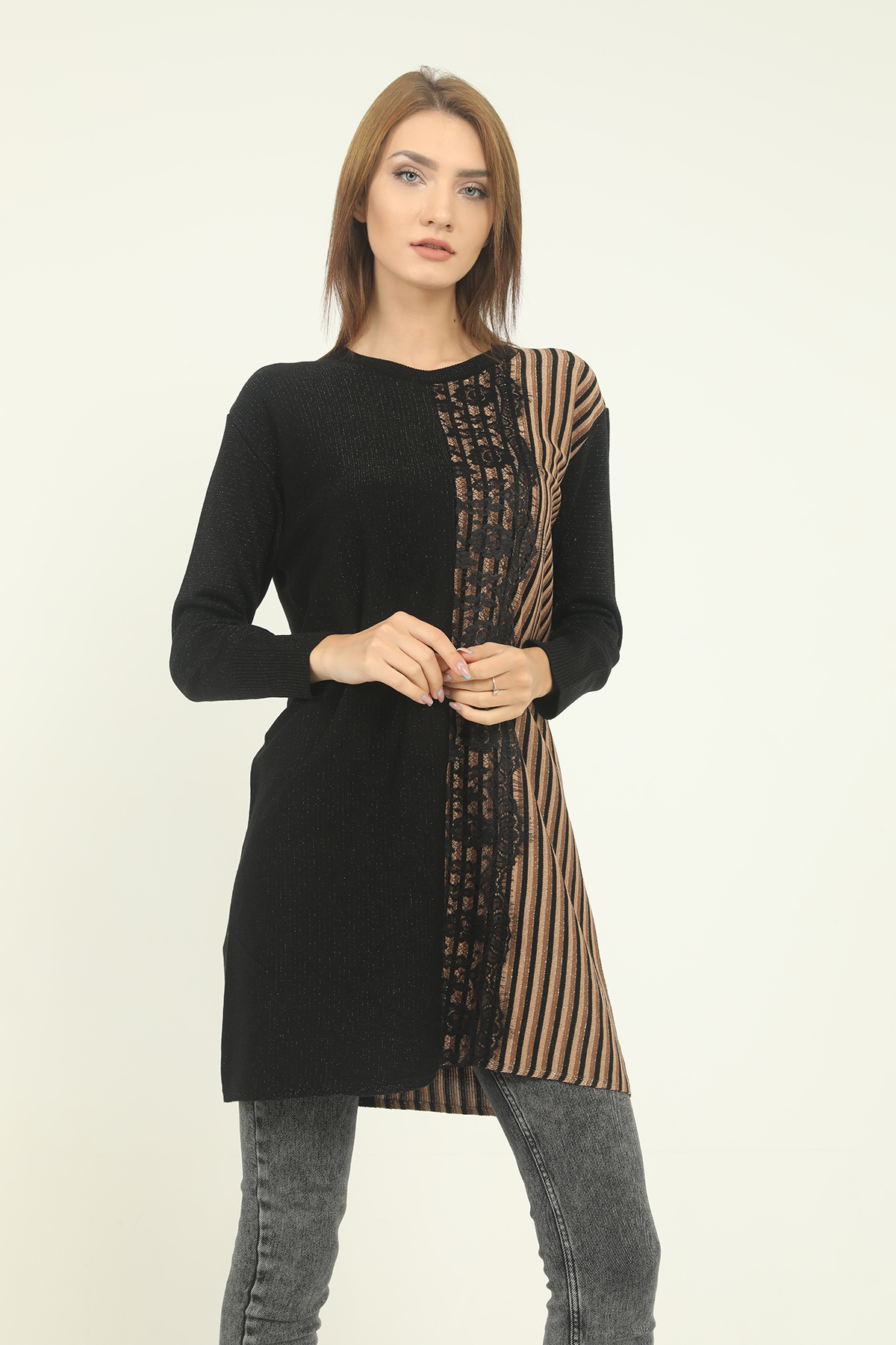 Dantel Detaylı Tunik